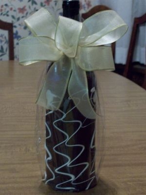 Chocolate Covered Wine Bottle